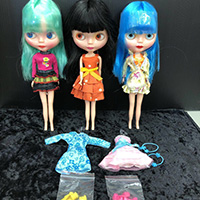 ブライス人形 3体セット 着せ替え カスタム